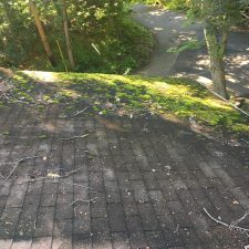 power washing roof before